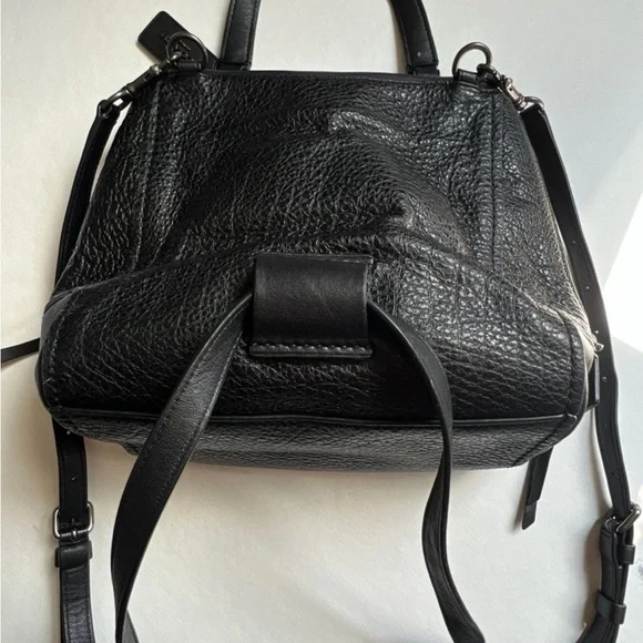 Coach Black Leather Backpack with Adjustable Straps - Picture 9 of 9